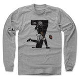 Mens Long Sleeve Heather Gray