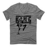 Mens Men's V-Neck Heather Gray