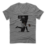 Mens Men's V-Neck Heather Gray