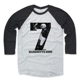 Mens Baseball T-Shirt Black / Ash