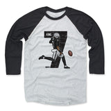 Mens Baseball T-Shirt Black / Ash