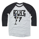 Mens Baseball T-Shirt Black / Ash