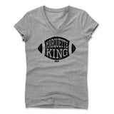 Womens Women's V-Neck Athletic Gray